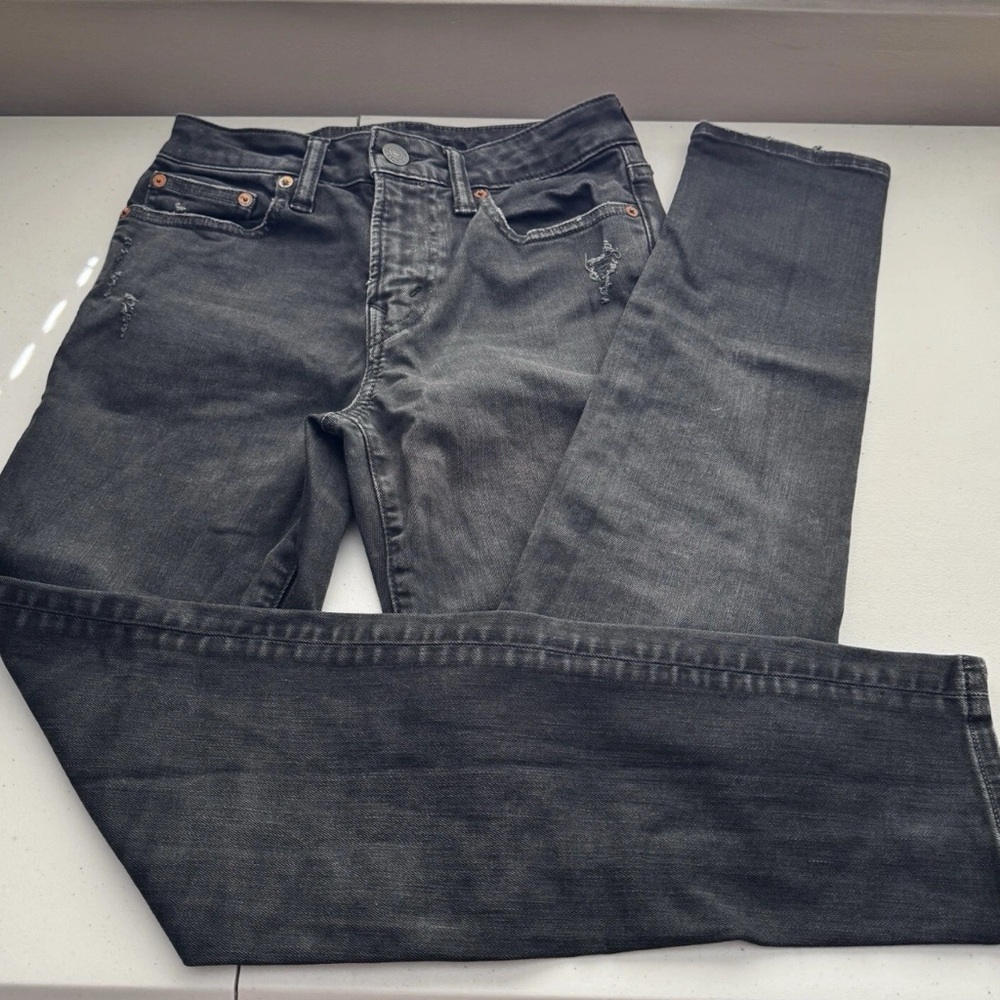American Eagle Next Level Flex Slim Fit Jeans Men's Size 26 X 28 Faded Black